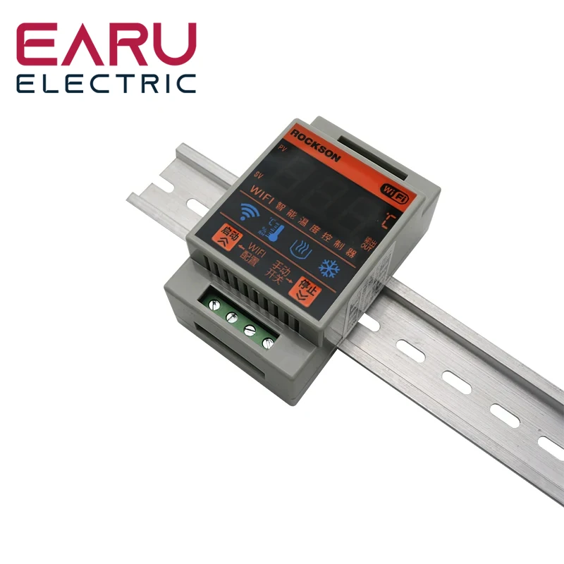 Controlador de temperatura inteligente WIFI, termostato Digital, Control remoto, TRV, calefacción de Caldera, temporizador de refrigeración, alarma