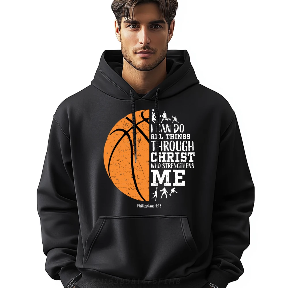 

Christian Basketball Hoodies Long Sleeve Graphic Discount Mens Labor Day Hoodies Graphic Sweatshirt Round Collar