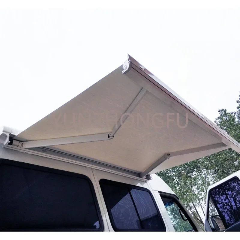 

retractable car awning Aluminum alloy high-strength vehicle-mounted sunshade canopy retractable RV awning outdoor (3*2m)