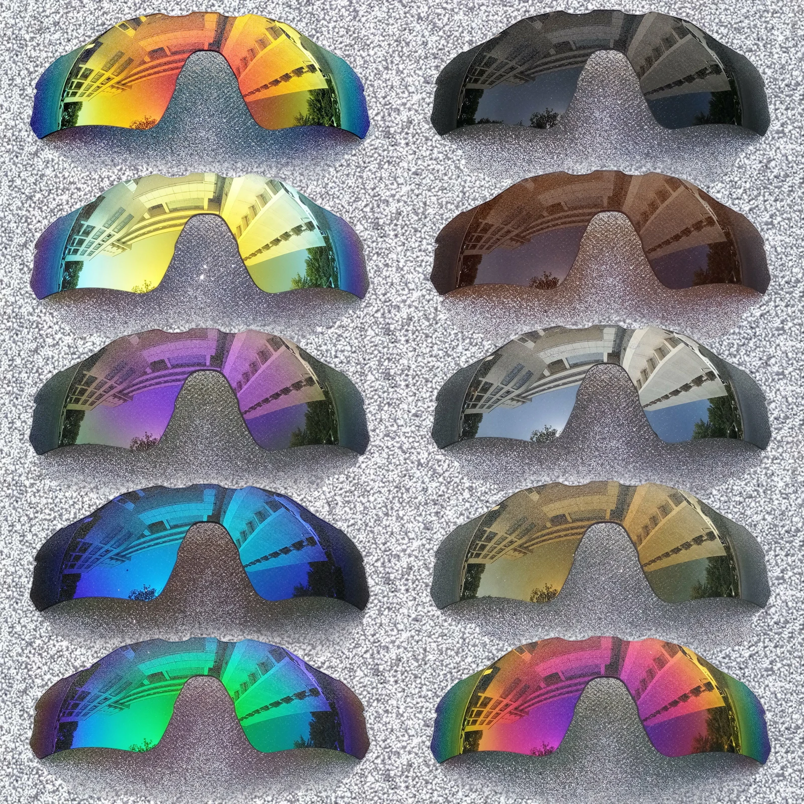 HDTAC Polarized Replacement Lenses For-Oakley Radar EV Path OO9208 Sunglasses Multicolor Options