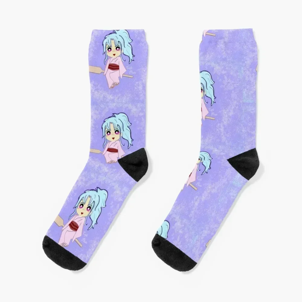 

Chibi Botan Socks Children's anti slip football custom sports Men's Socks Female Men's