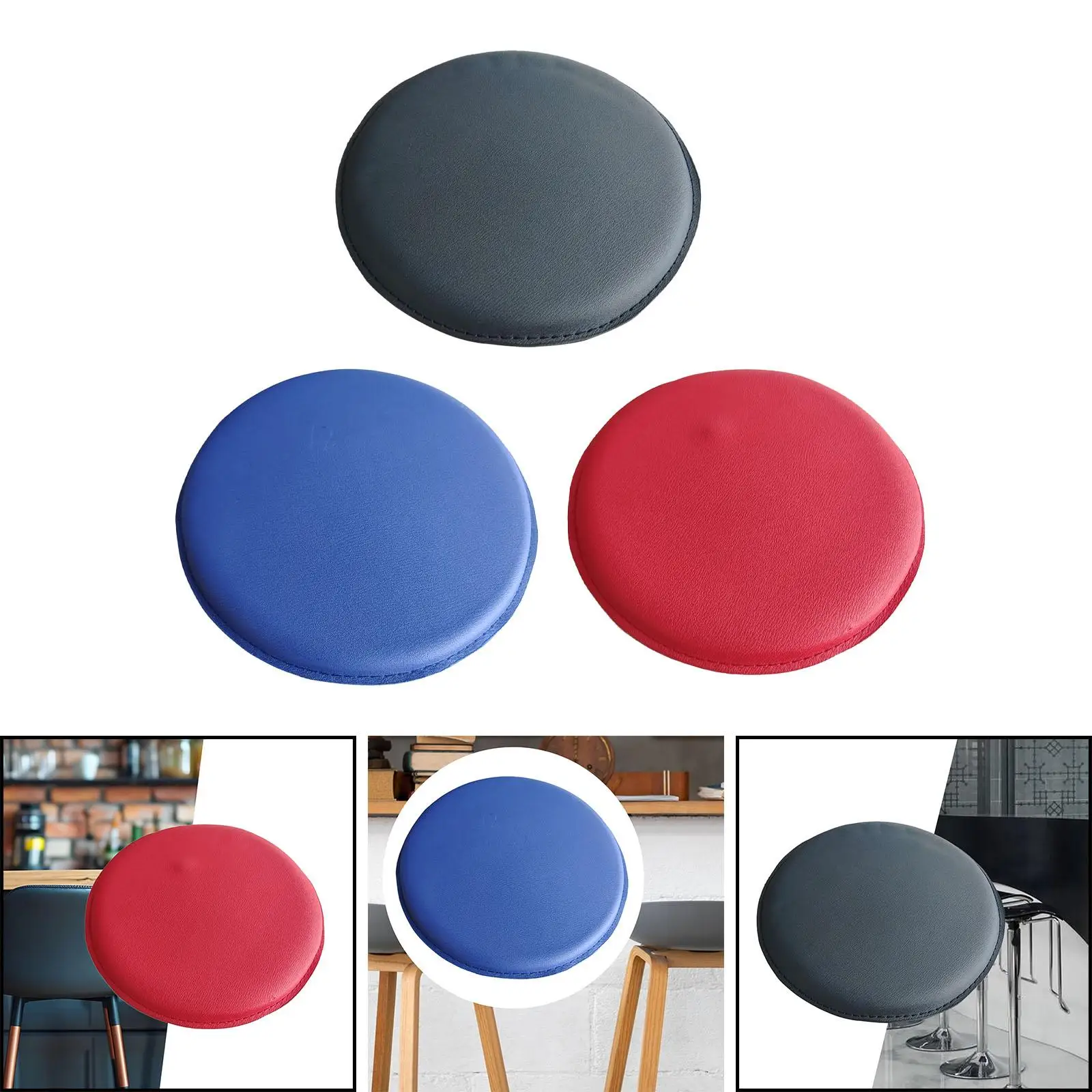 Bar Stool Seat Replacement Easy to Install Waterproof Thick Sponge Bar Stool Top