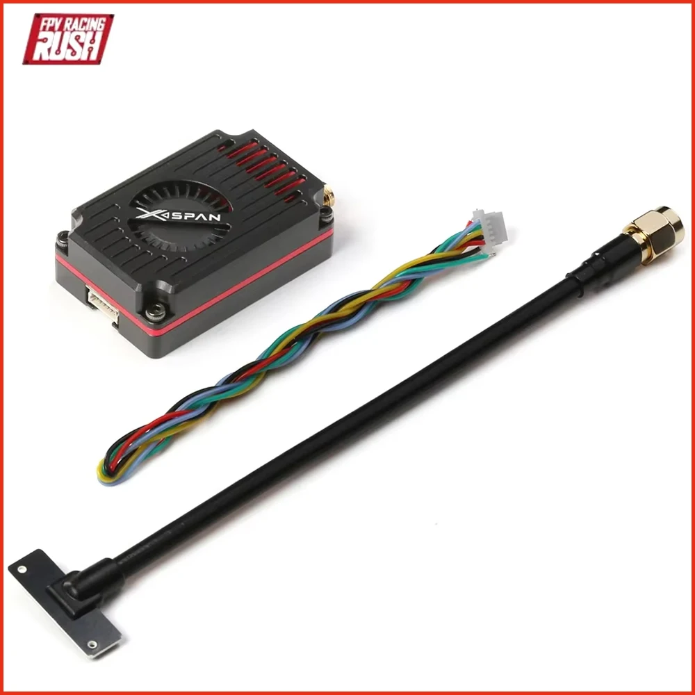 

Rushfpv Rush FPV XSPAN 4,8-6,1G 4 Вт / 6,1-7,2G широкополосный видеопередатчик Vtx 3 Вт