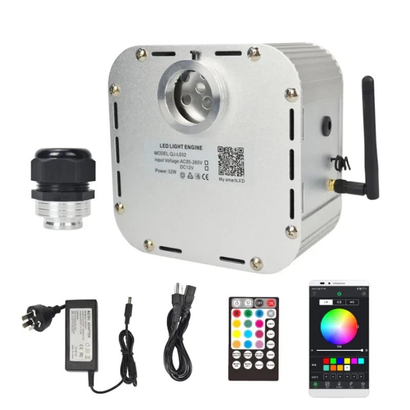 0.75mm 1000pcs 3m Long 32W RGBW Twinkle LED App Light Engine with Mobile App Control for Starry Star