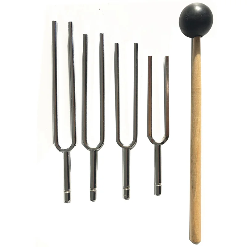 

AS98-4Pcs Точная частота 256 Гц 320 Гц 384 Гц 512 Гц Набор музыкальных камертонов Музыкальный плоский измерительный прибор с молотком Высокая гарантия