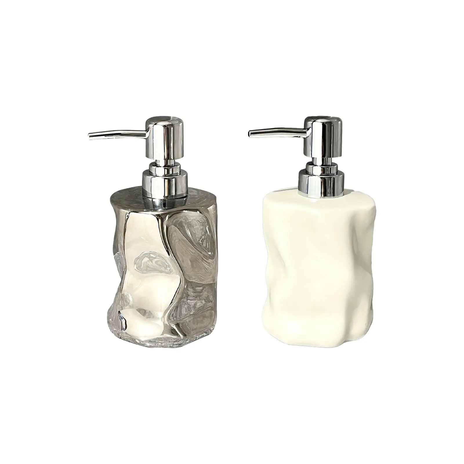 Liquid Soap Dispenser, Soap Dispenser with Pump, Refillable, Lotion Pump, Bottle, Handwash Container, for Liquid Soap