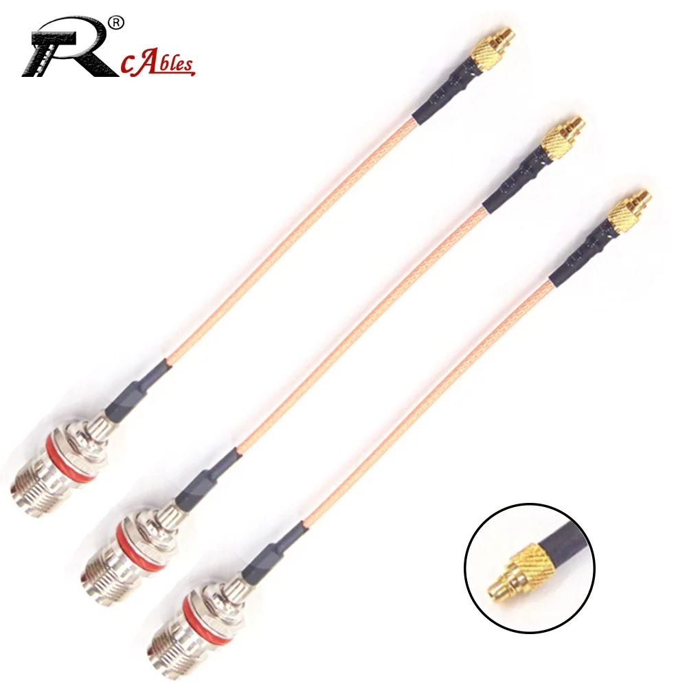 MMCX Male Straight to Waterproof TNC Female RF Coaxial RG316 Cable Extension Splitter Router GPS GPRS Low Loss Wire Connecter