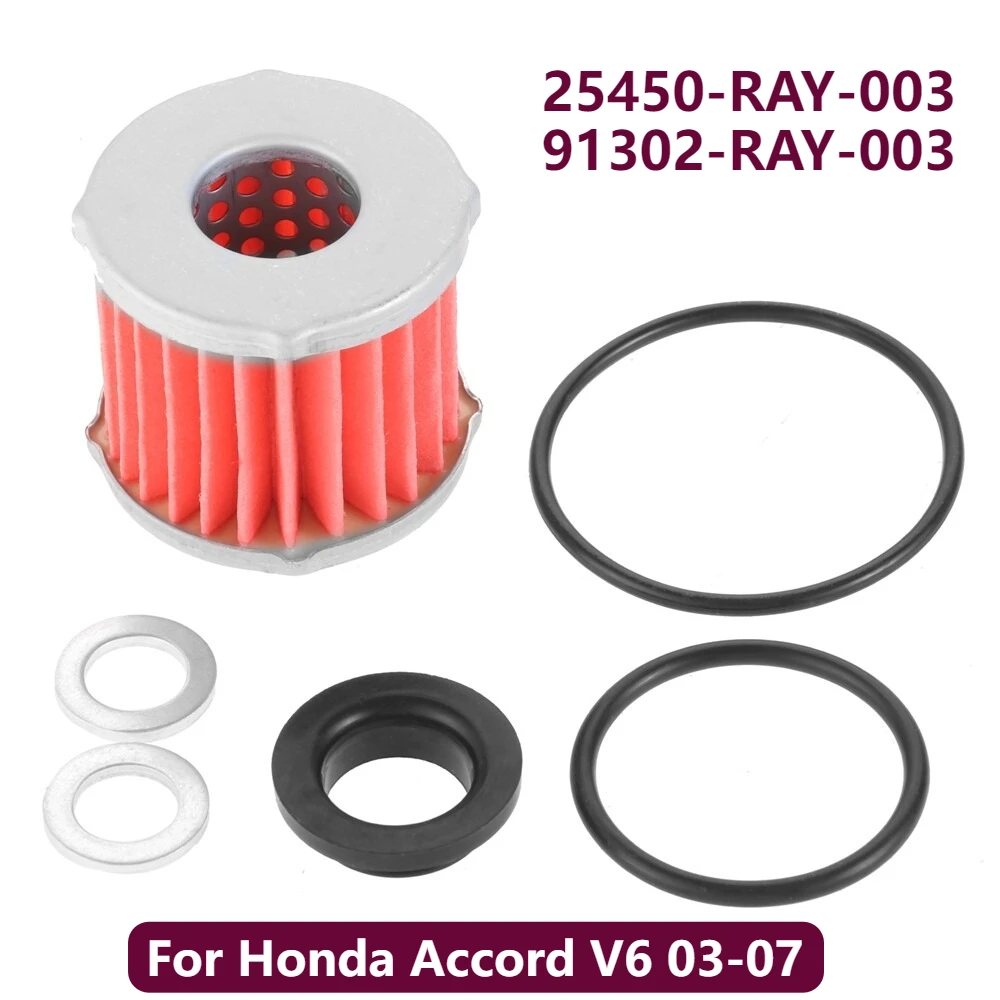 

Automatic Transmission Filter ATF Kit For Honda Accord V6 03-07 25450-RAY-003 91302-RAY-003 25450RAY003