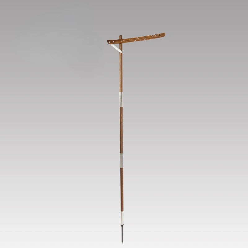

Outdoor Camping Vintage Wood Lamp Bracket Rubber Horse Lamp Bracket Camping Tent Side Lamp Light Stand