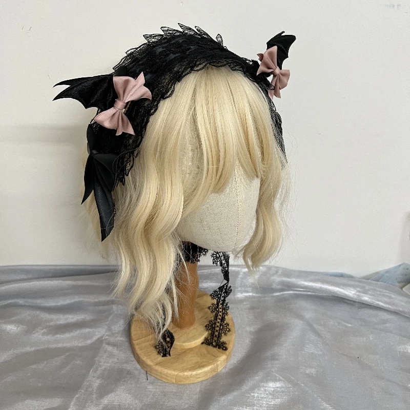 ハロウィン耳カチューシャ子供コスプレバットヘアバンドガールヘアアクセサリー女性のためのフェスティバルパーティーヘアバンド
