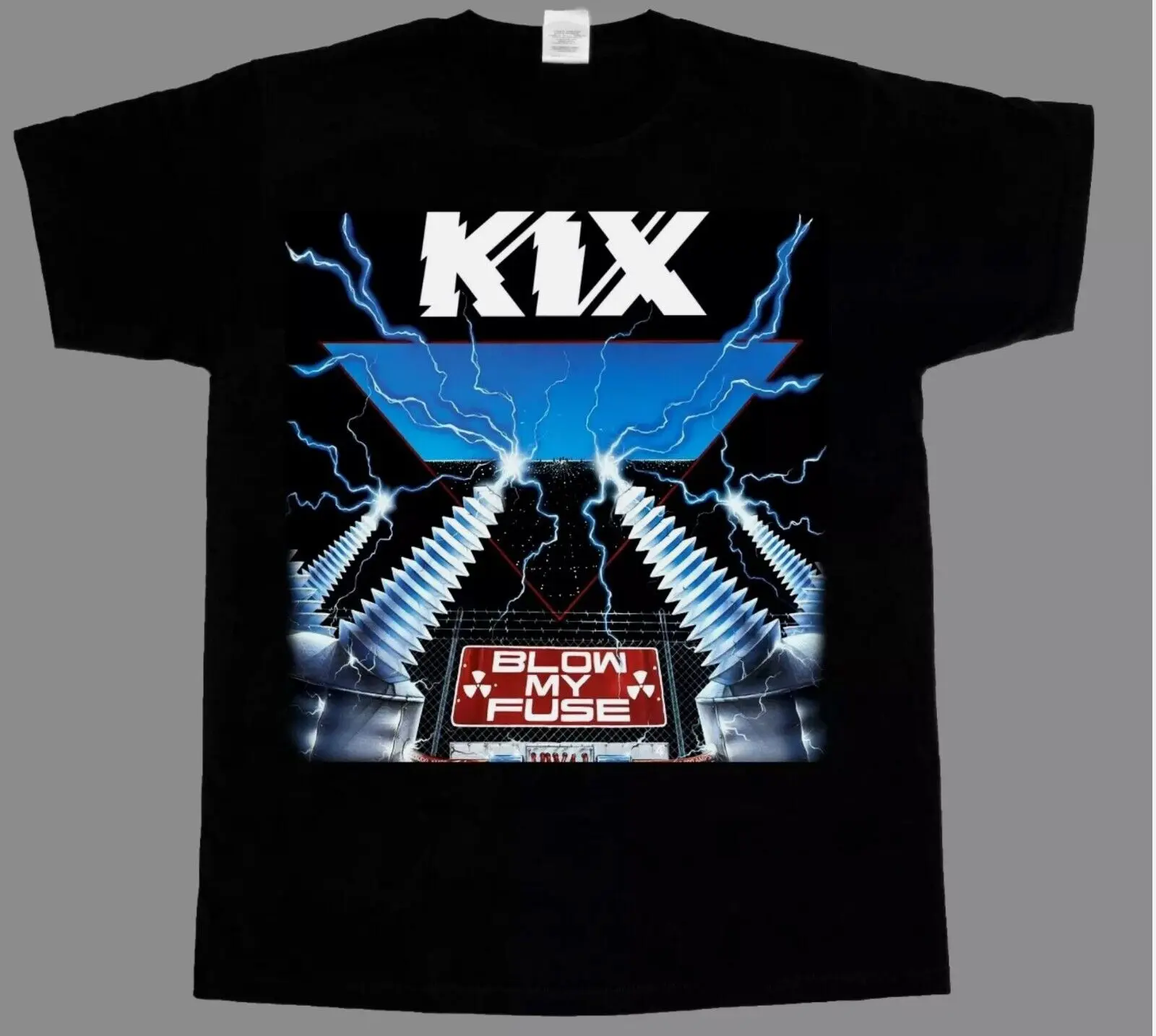 KIX BLOW MY FUSE camiseta negra, nueva, 3XL, 4XL, 5XL