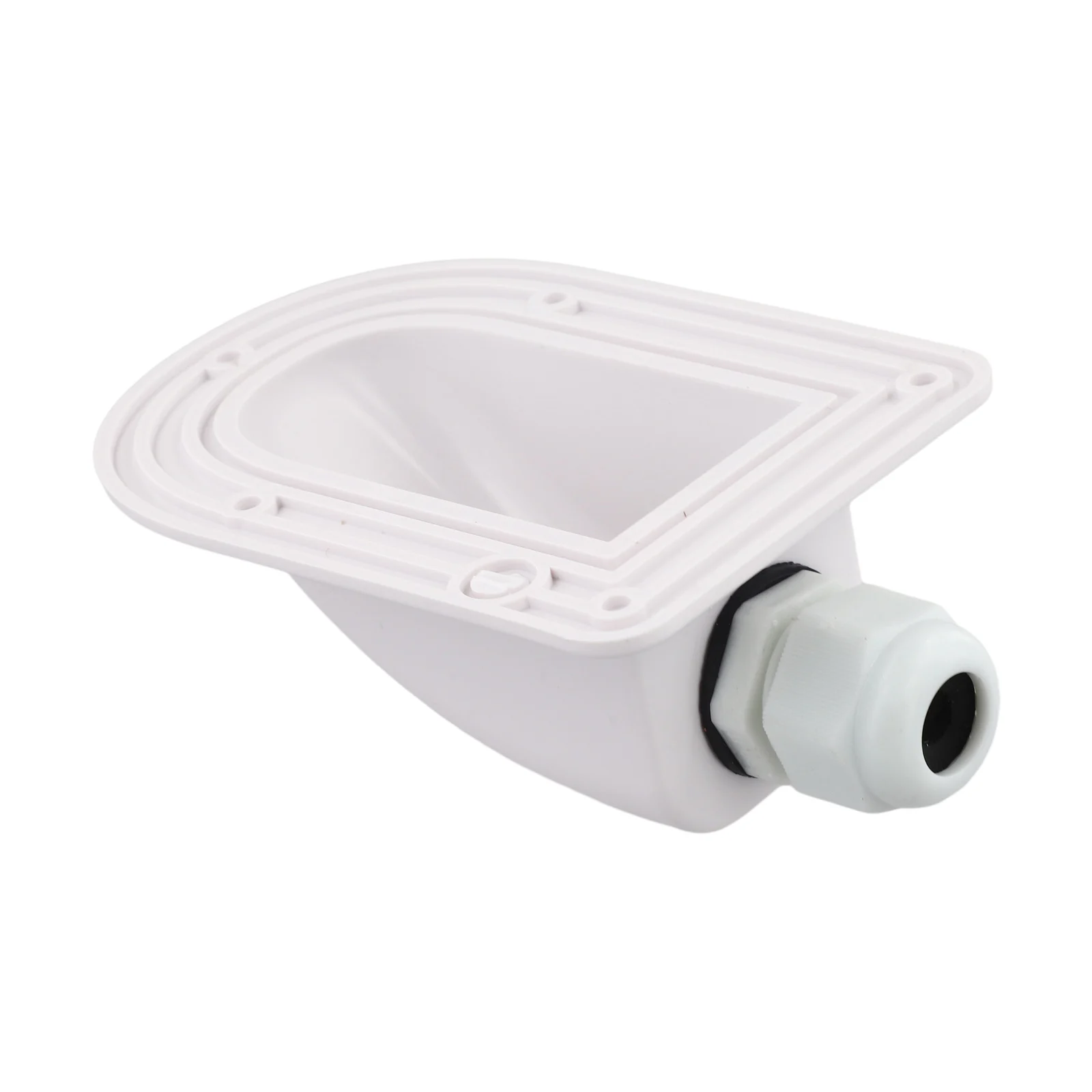 Solar Cable Guide Junction Box with 2 56mm Capacity for Weatherproof Photovoltaic Systems on For Motorhomes and RVs