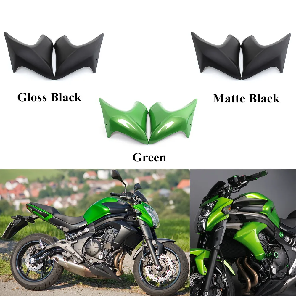 

For Kawasaki ER6N ER-6N 2012-2016 Motorcycle Right & Left Panel Side Radiator Cover Fairing Injection Molded ABS accesorios moto