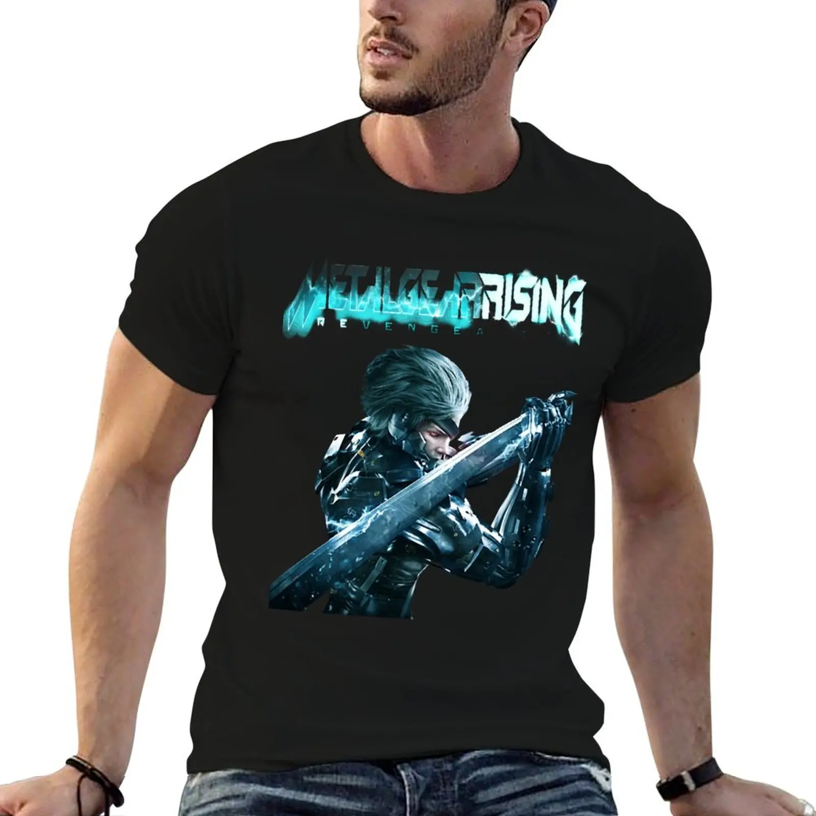 Most Important In The World Metal Gear Rising Revengeance Gift For Movie Fans T-Shirt Basic Crew Neck Short Sleeve Top
