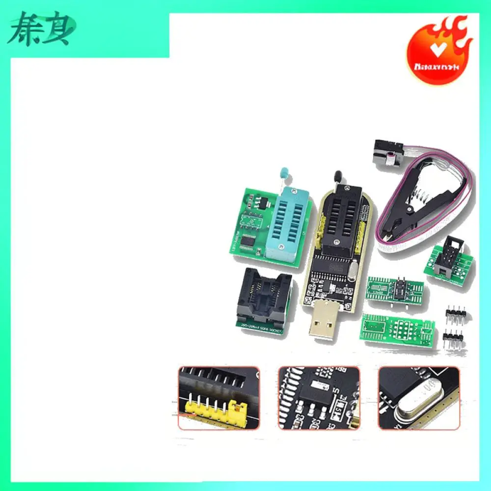 Professional CH341B Programmer Kit With SOP8 SOP16 Clip For TZT Teng IC Chip BIOS Reading Writing Motherboard Repair Tool