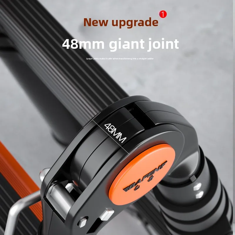 New flagship multifunctional telescopic ladder, thickened aluminum alloy folding zigzag ladder with variable straight ladder