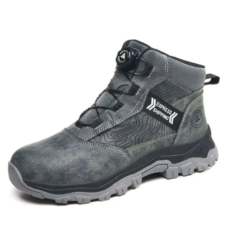 

2026 Work Boots Indestructible Safety Shoes Men Steel Toe Shoes Puncture-Proof Sneakers Non Slip Work Shoes Male Tactical Boots