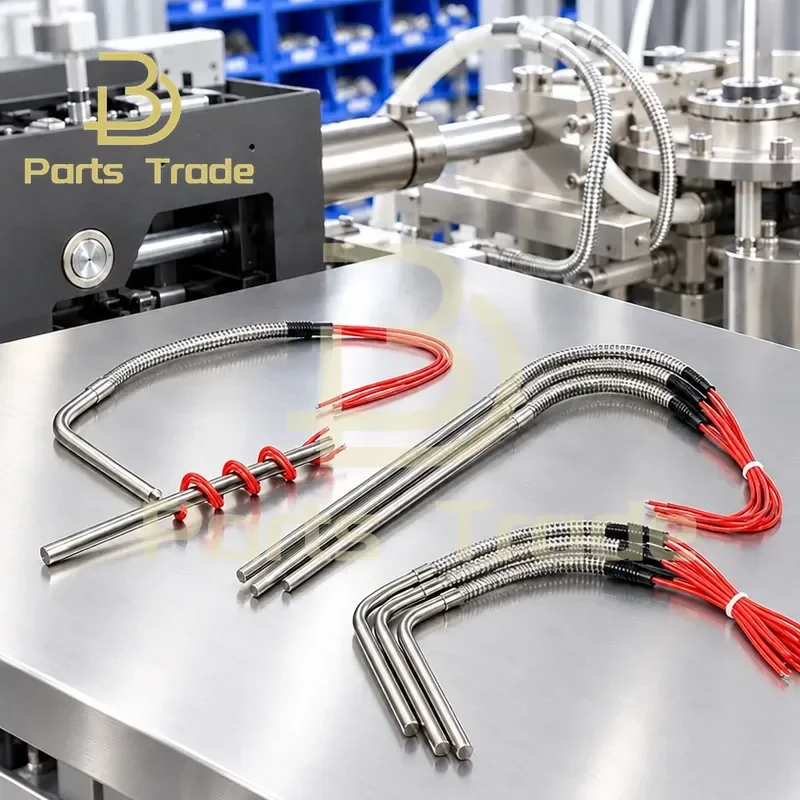 L-shaped Heating Tube for Packaging Machine Heat Sealing 110V 350W 400W Stainless Steel Heating Element Accessories