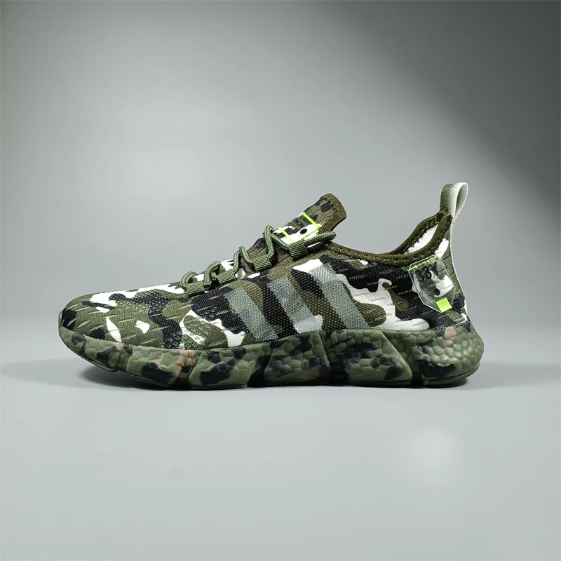 

2025 summer thin fashion camouflage casual sports shoes for both men and women, trendy and personalized mesh shoes