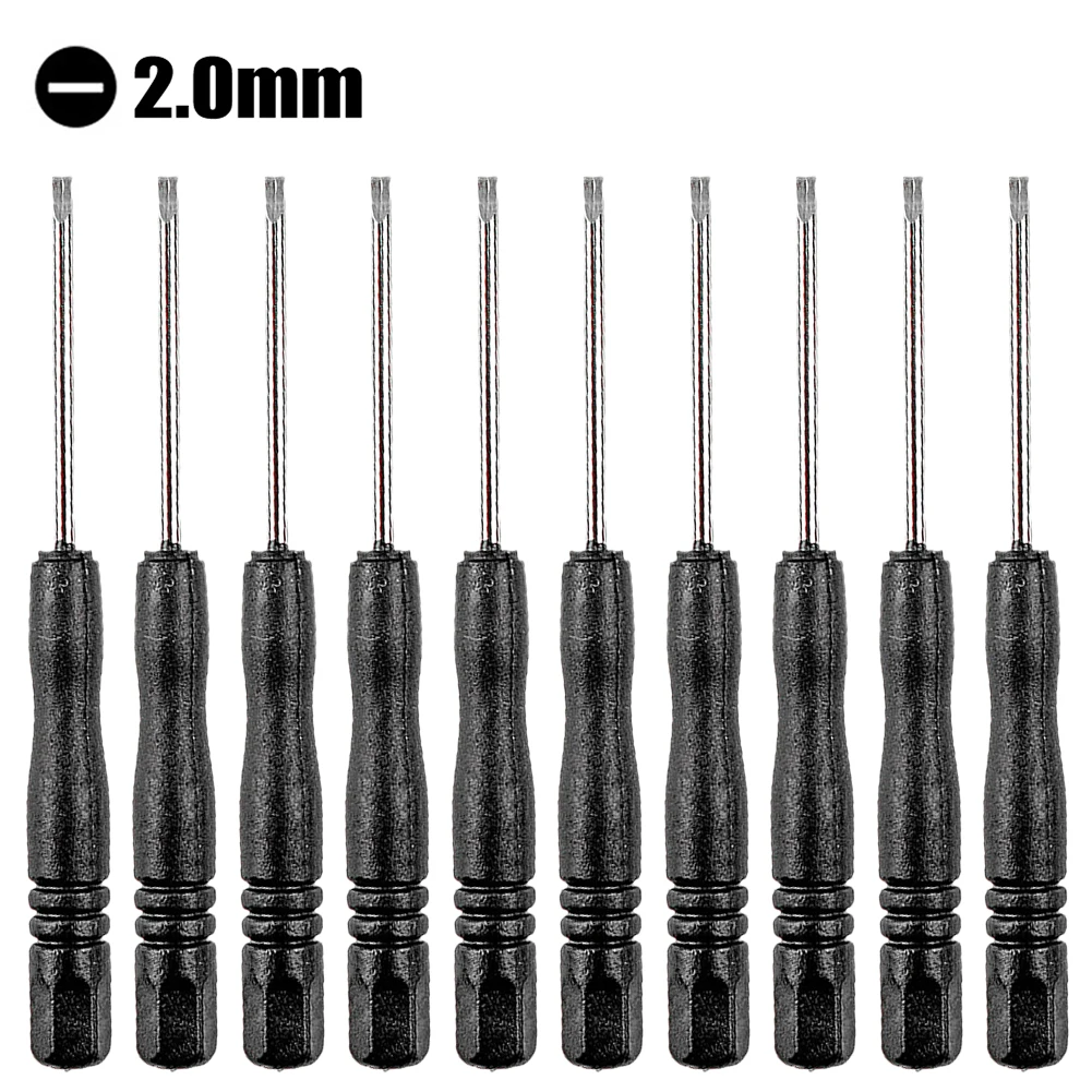 10pc 3.0 Cross Small Screwdriver Toy Screwdriver 3mm Word Gift Screwdriver Mobile Phone Disassembly Screw Batch Screw Driver Set