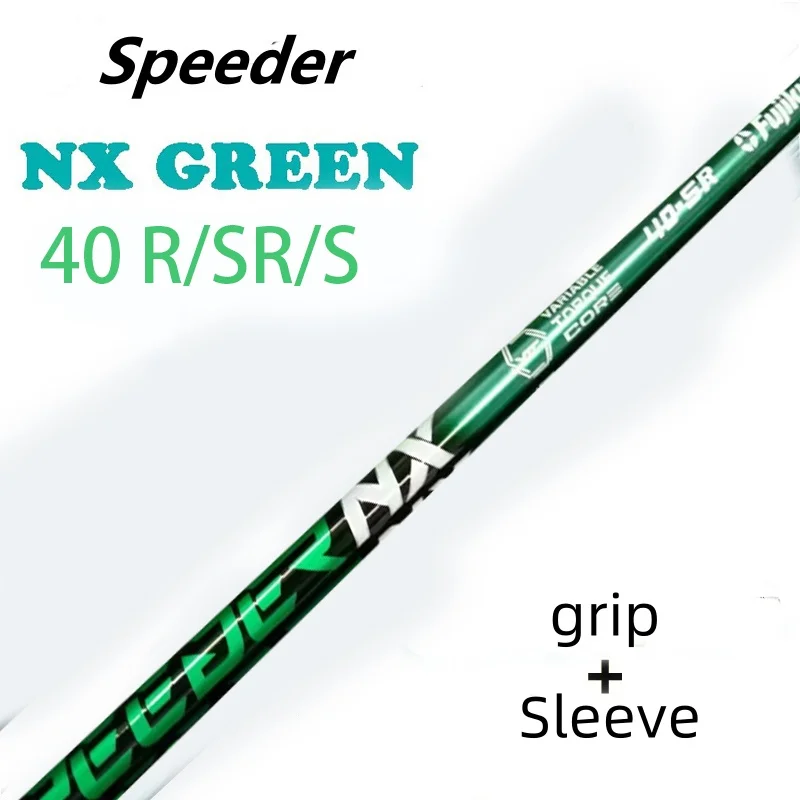 Golfclub Schacht Nx Groene 40 S/Sr/R Grafiet As Schroevendraaier En Houten As Gratis Montage Mouw En Grip