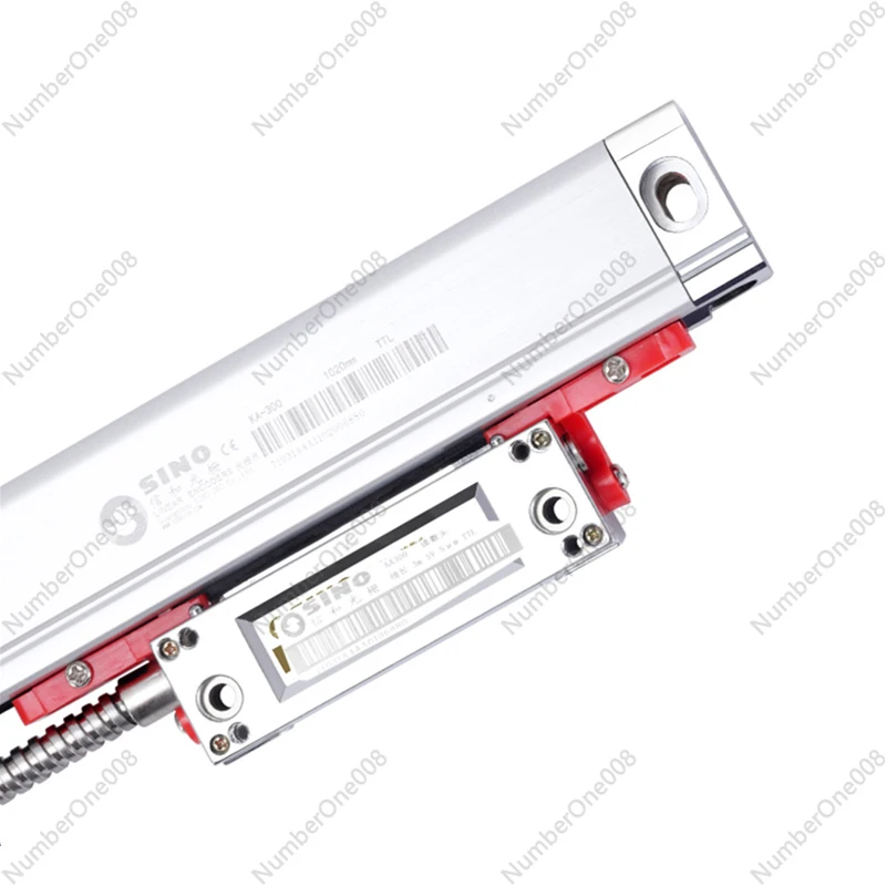 SINO Optical Grating Ruler DRO Glass Linear Scale For Turning Lathe Milling KA-300 5um TTL 520mm~1020mm 520mm 620mm 720mm 1020mm