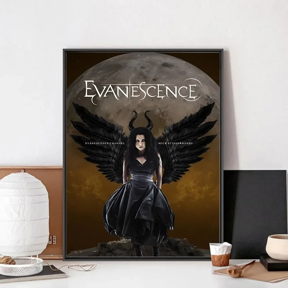 ملصق Evanescent Amy Lee بدون مؤطر ملصق Kraft Club Bar Paper Vintage ملصق جدار الفن اللوحة ملصقات دراسة غرفة النوم #3