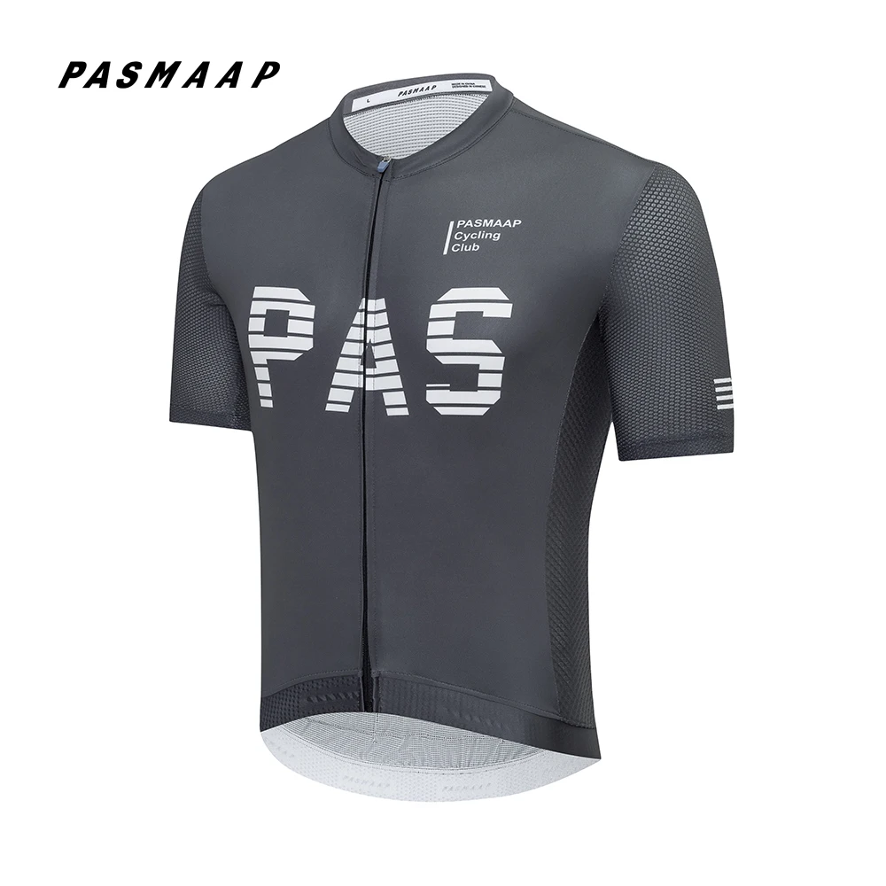 PASMAAP-Cycling Jersey for Men, short Sleeve, Pro Team, MTB, Road Bike Clothing, Breathable Bicycle Shirts, 2025