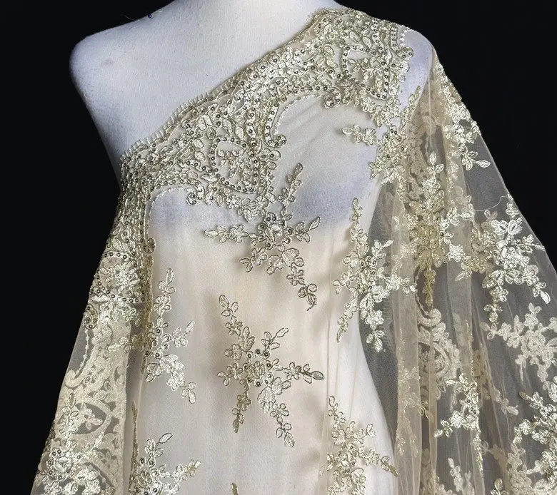 high-end-eyelash-lace-with-sequins-and-bone-sewn-for-diy-bride-wedding-dress-fabric-netting-embroidered-cloth-130cm-wide