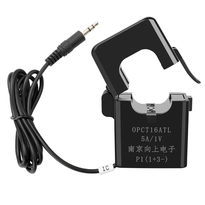 NJXSE OPCT16AL Clamp CT 1000/1 2000/1 3000/1 CT AC 5A 10A 30A 50A 100A 150A / 50mA 1V 3.5mm Jack Split Core Current Transformer