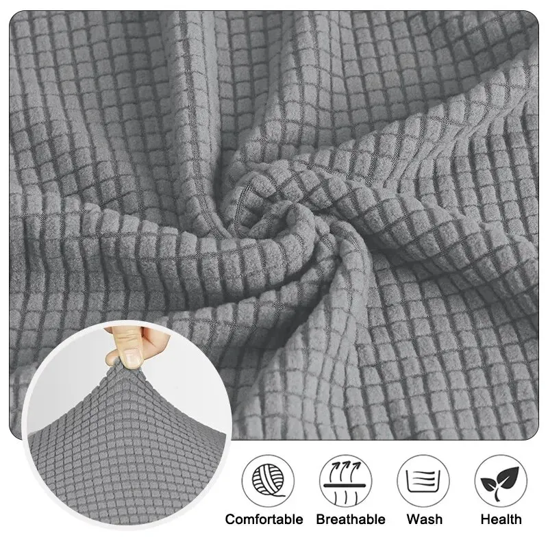 Jacquard Short Back Chair Cover Bar Seat Covers Dining Covers Chair Stretch Dust Cover For Home Hotel Bar Wedding