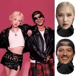 NEW APT Rose Mars 3D Printed Seamless Face Mask Celebrity Face All Face Mask Funny Head Cover Riding Scarf Cosplay Headwear