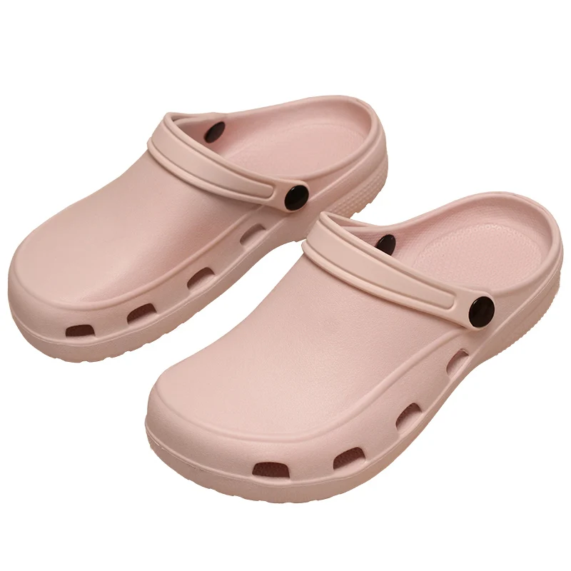 Pink EVA Scrub Nursing Clogs Unisex Anti-Slip Breathable Beauty Salons Working Shoes Medical Women Footwear X03-05 view 5
