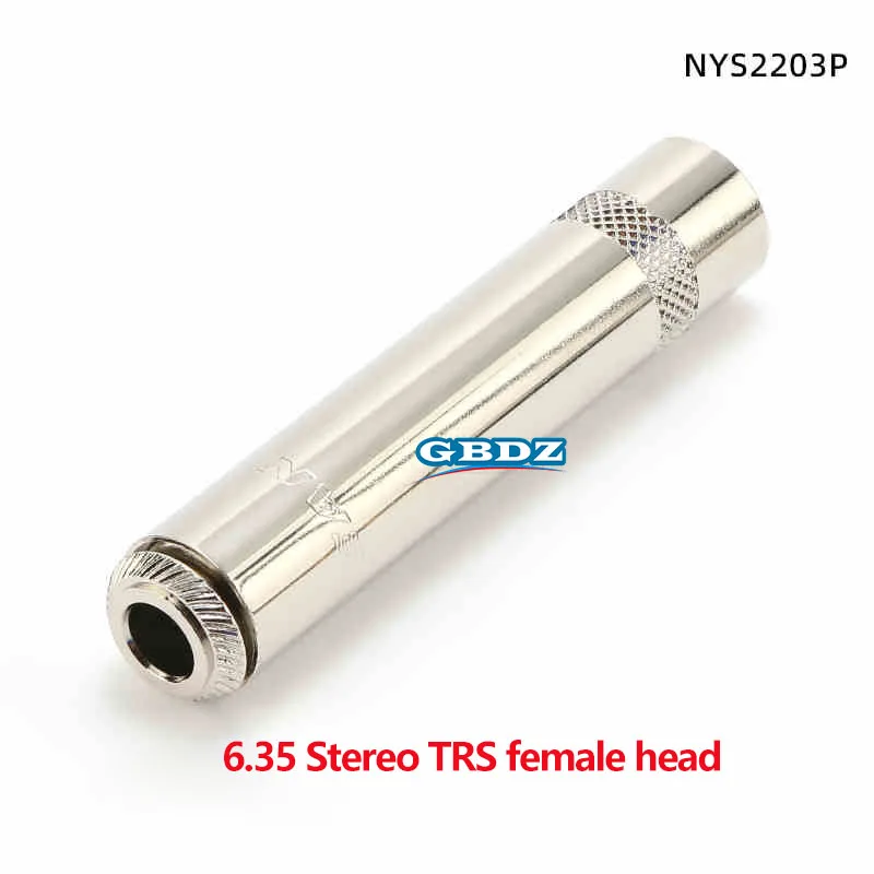 REAN 6,35 mm 3-Kern-Buchse, Stereo-Mono-Headset, Audio-Mikrofon, Löten, TRS-Lautsprecher, Gitarre, TS-Stecker, NYS2203PB – Detail 4