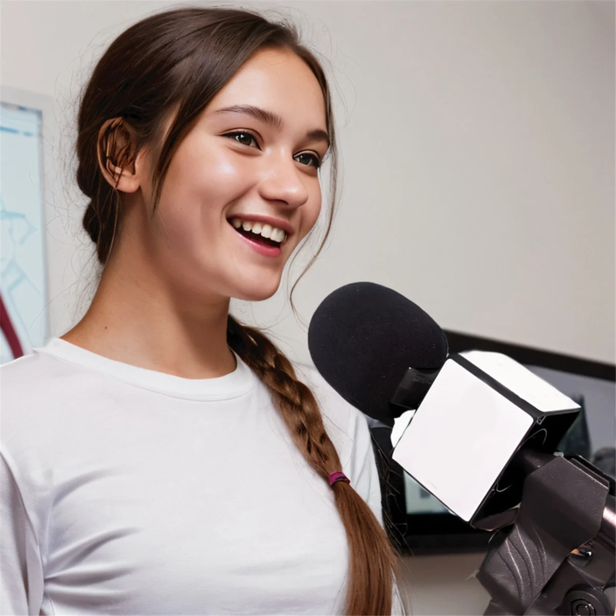 

Ручная палка X12A с комплектом четырехэтикеток Беспроводной микрофон HTX Ручная палка для микрофона DJI/Moma/Rode Go/Relacart Microphone, B