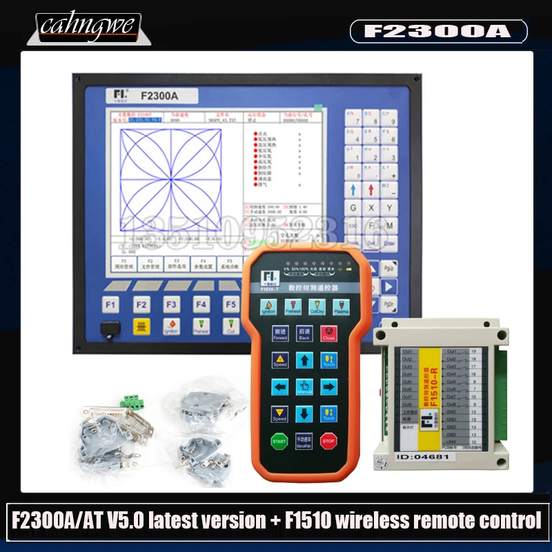 

F2300a Cnc Plasma F2300a/at V5.0 Latest Version 2-axis Cnc Operating System With F1510 Wireless Remote Control + Receiver