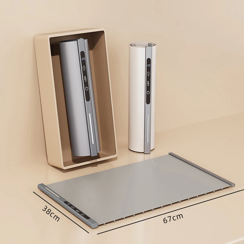 300W Food Warmer 10 Second Rapid Heating 8 Level Adjustable Temperature Constant Warmth for Milk Dishes 8h Timed Keep-Warm