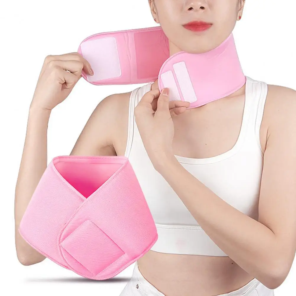 Neck Brace Cervical Traction Posture Correct Breathable Nourishing Reduce Fine Lines Sponge Neck Brace Spa Neckband Neck Support