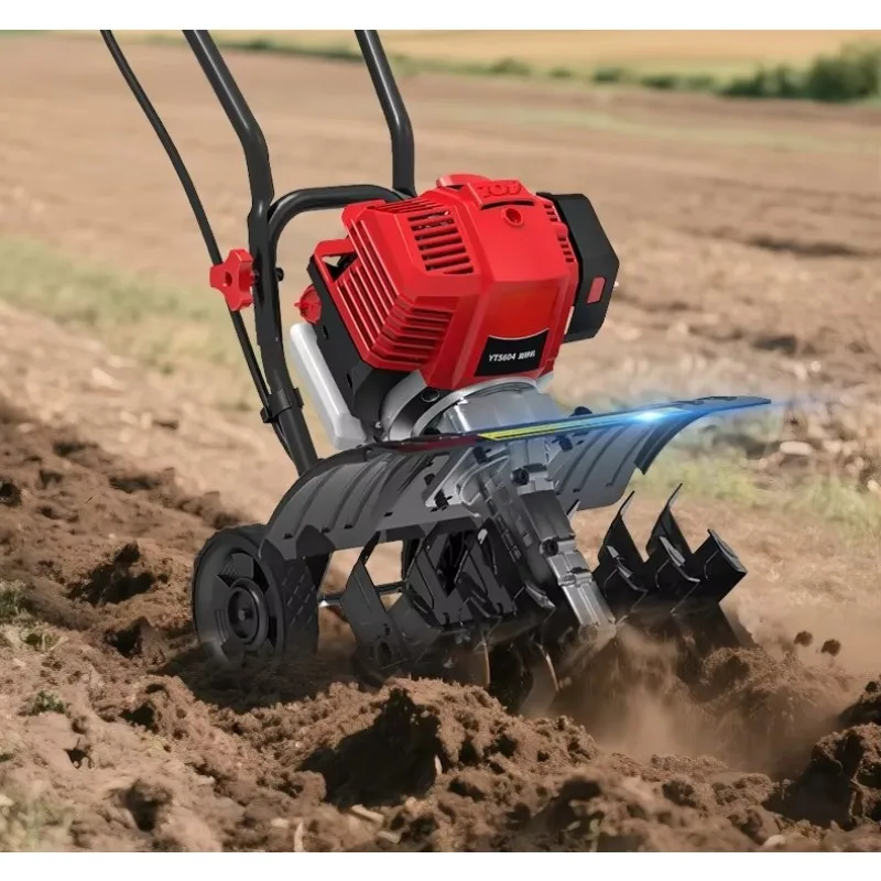 Plug in Electric Micro Cultivator Small Home Soil Tilling Machine Garden Hoeing Rotary Tiller view 5