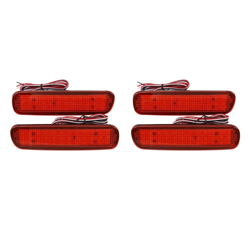 2X Car LED Rear Bumper Reflector Light For Toyota Land Cruiser 100/Cygnus LX470 LED Warning Light Brake Lamp