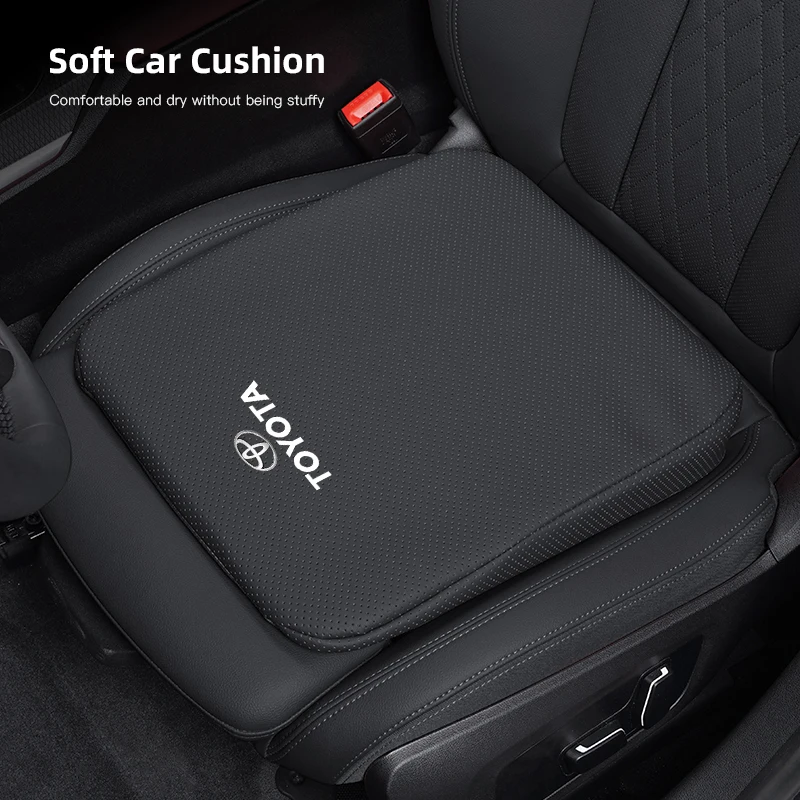 Car Seat Heighten Cushion Non-slip Breathable Protector Pad For Toyota 86 Mirai Supra Prado Alphard Vellfire Crown Sequoia Venza