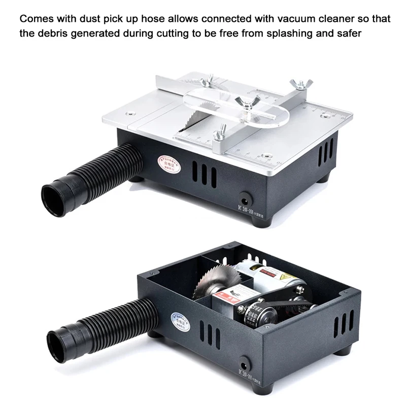 ミニ多機能テーブル電動ソー 電動卓上ソー 小型家庭用DIY切削工具 木工ベンチ旋盤