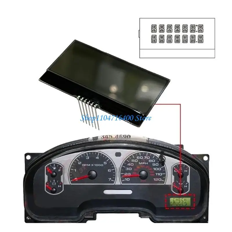 

y1gd Replacement LCD Monitor Dashboard Screen Assembly Radio Screen for F150 2004-08