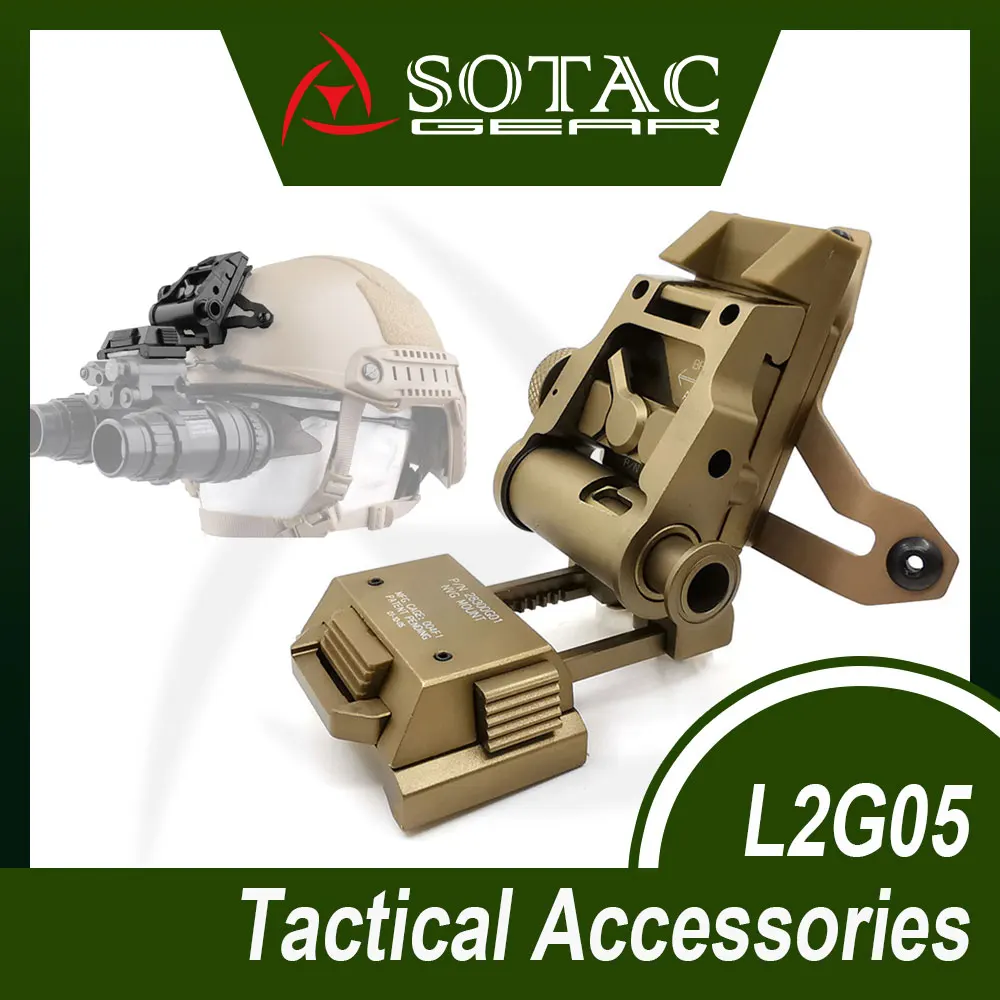 

SOTAC Metal NVG for PVS-15 PVS-18, Night Vision Helmet Mount Weapon, Hunting Accessories, L2G05