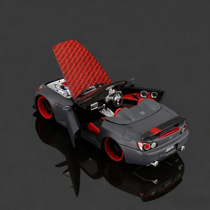 Maisto 1:24 هوندا S2000 سبيكة سيارة رياضية دييكاست ولعبة معدنية العضلات سيارة سباق السيارات نموذج محاكاة جمع ألعاب أطفال هدية #6