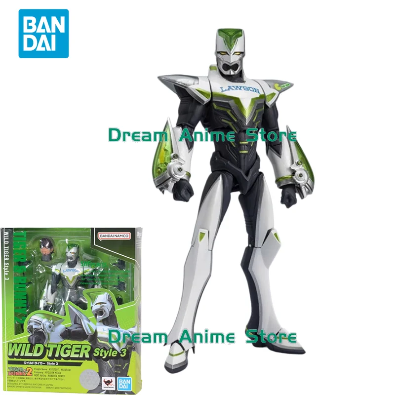 

Bandai Original Tiger & Bunny Anime Figure SHF WILD TIGER Style 3 Action Figure Toys for Kids Gift Collectible Model Ornaments
