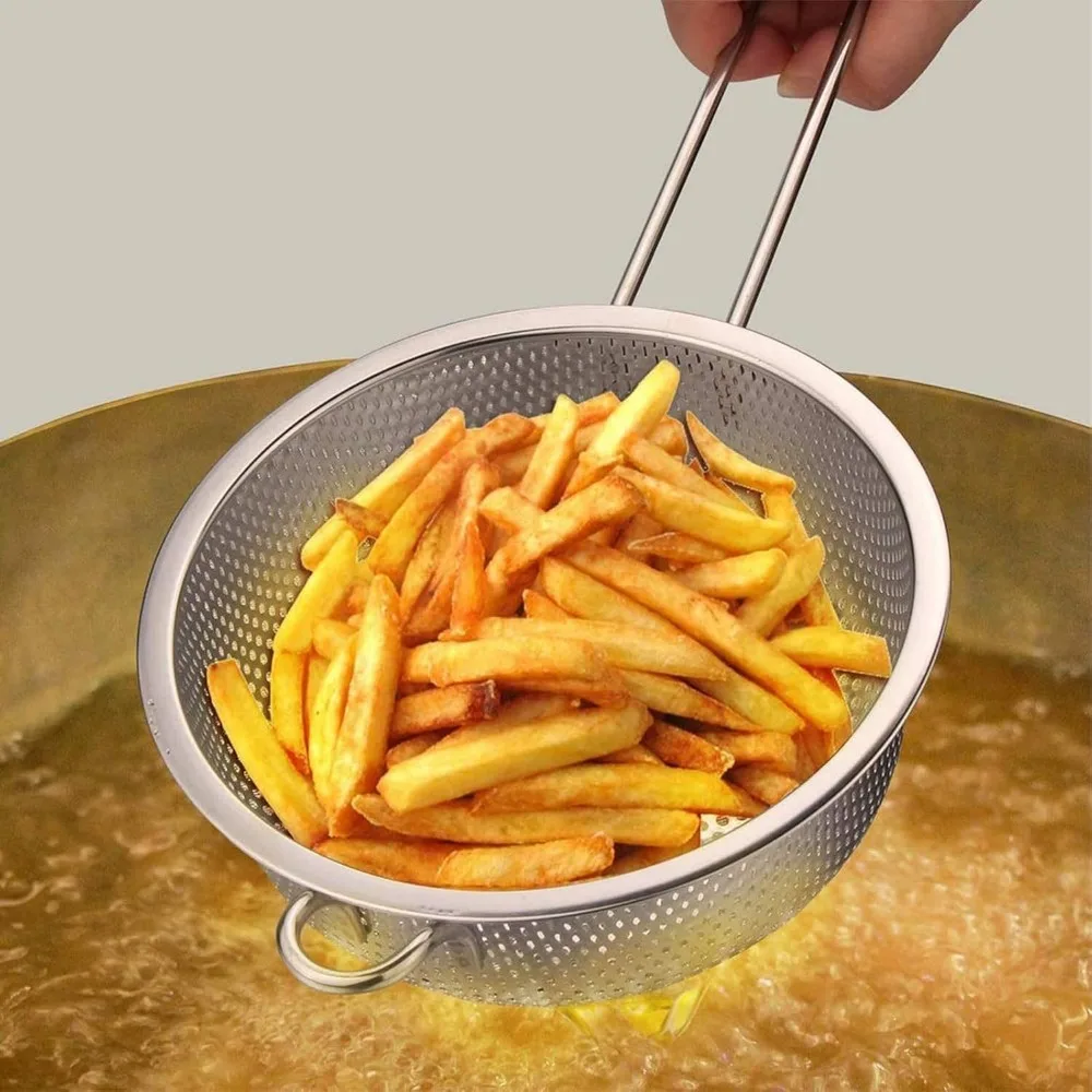 Wielofunkcyjne durszlaki ze stali nierdzewnej Łatwość użytkowania i wydajność do efektywnego przelania i ociekania w kuchni