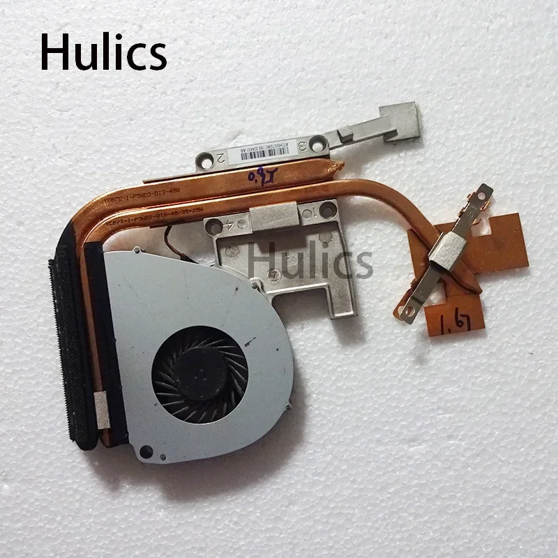 Hulics Used Laptop CPU Cooling Heatsink Fan For ACER V3-551 V3-571 5750 5750G V3-571G V3-551G Gateway AT0HI007DA0 AT0JU003DR