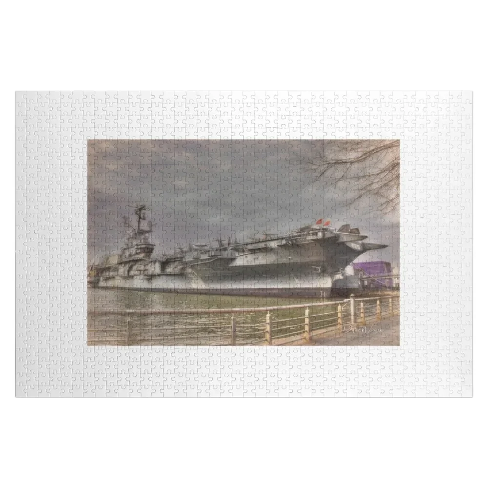 

USS INTREPID Jigsaw Puzzle Toys For Children Personalized Baby Object Wooden Decor Paintings Puzzle