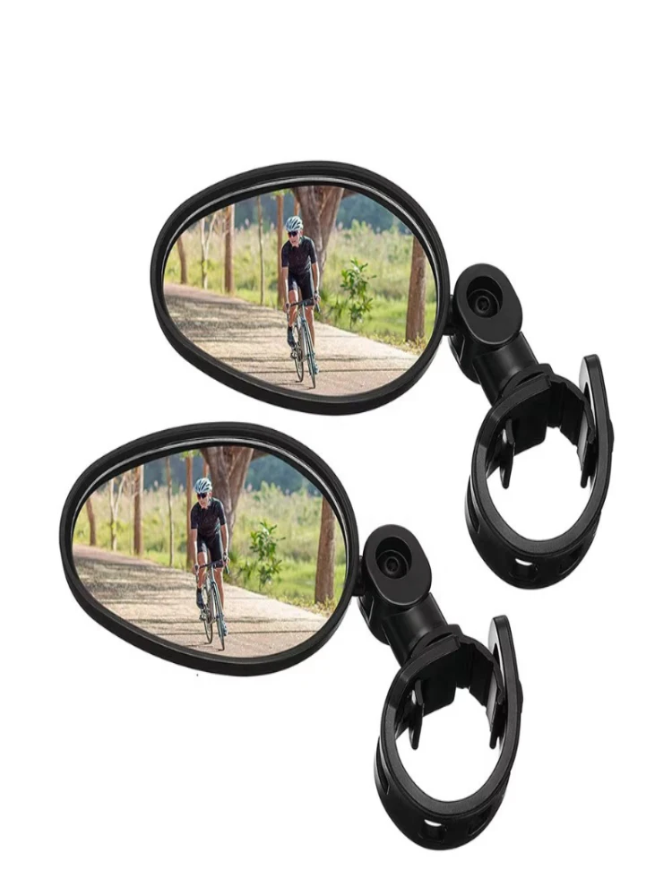 AliExpress NONE 1-6Pcs Bicycle Rearview Mirror 360 Degree Adjustable Rotatable Universal Cycling Handlebar Rear View Mirrors For MTB Road Bike